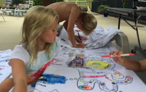 Spooshi's Colorable Towel pool